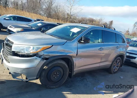 2016 Toyota Highlander Le Plus V6 from USA, damaged, VIN 5TDBKRFH2GS231817